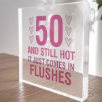 50th birthday gifts women friend mum novelty birthday acrylic