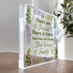 Best Friend Friendship Acrylic Plaque Gift For Her Women