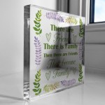 Best Friend Friendship Acrylic Plaque Gift For Her Women