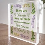 Best Friend Friendship Acrylic Plaque Gift For Her Women