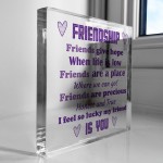 Best Friend Gift For Birthday Christmas Plaque Besties Friend