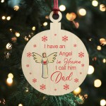 Remembrance Bauble Christmas Tree Decoration For Dad 