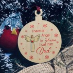 Remembrance Bauble Christmas Tree Decoration For Dad 