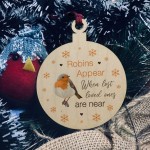 Remembrance Bauble Hanging Christmas Decoration Robins Appear