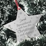 Personalised Memorial Decoration For Christmas Tree MuM Dad