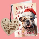 Christmas Card Novelty From The Dog Bulldog Christmas Cards