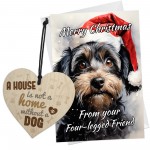 Christmas Gift Set Dog Card Funny Cockapoo Christmas Card