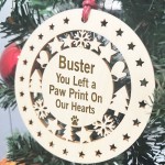 Christmas Tree Decoration Remembrance Bauble For Pet Dog Cat