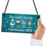 Christmas Decoration For Family Personalised Christmas Sign