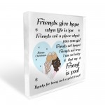 Best Friend Gift For Christmas Poem Acrylic Block Gift