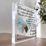 Best Friend Gift For Christmas Poem Acrylic Block Gift