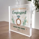 First Christmas ENGAGED Gift Personalised Gift For Couple