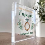 First Christmas ENGAGED Gift Personalised Gift For Couple