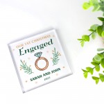 First Christmas ENGAGED Gift Personalised Gift For Couple