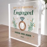 First Christmas ENGAGED Gift Personalised Gift For Couple