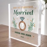 First Christmas MARRIED Gift Personalised Gift For Couple