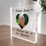 Dad Mum Nan Grandad Memorial Plaque Personalised Photo Block