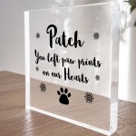 Personalised Pet Memorial Plaque Dog Puppy Memorial Handmade