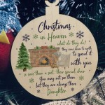 Christmas Bauble For Daughter Remembrance Christmas In Heaven