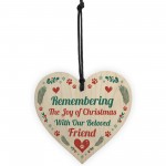 Pet Memorial Christmas Tree Decoration Hanging Heart Bauble