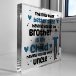 Brother Christmas Birthday Gifts From Niece Nephew Acrylic Block