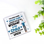 Brother Christmas Birthday Gifts From Niece Nephew Acrylic Block