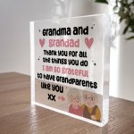 Best Grandma And Grandad Gift Grandparent Gift THANK YOU Gift