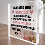 Best Grandma And Grandad Gift Grandparent Gift THANK YOU Gift