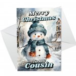 Christmas Card For Cousin Cute Card For Cousin Merry Christmas