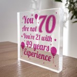 70th Birthday Gift For Mum Nan Friend Funny Gift For Women