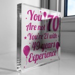 70th Birthday Gift For Mum Nan Friend Funny Gift For Women