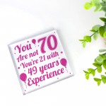 70th Birthday Gift For Mum Nan Friend Funny Gift For Women