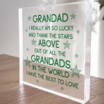 Grandad Gifts Acrylic Block Grandad Christmas Birthday Gifts