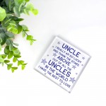 Uncle Gifts Acrylic Block Uncle Christmas Birthday Gifts For Him