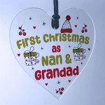 Christmas Decoration 1st Christmas As Nan And Grandad Gift