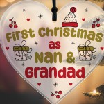 Christmas Decoration 1st Christmas As Nan And Grandad Gift