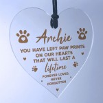 Remembrance Bauble For Dog Cat Pet At Christmas Personalised