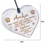 Remembrance Bauble For Dog Cat Pet At Christmas Personalised