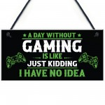 Gaming Bedroom Door Sign Funny Gamer Gifts For Christmas