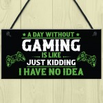 Gaming Bedroom Door Sign Funny Gamer Gifts For Christmas