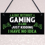 Gaming Bedroom Door Sign Funny Gamer Gifts For Christmas