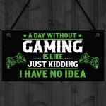 Gaming Bedroom Door Sign Funny Gamer Gifts For Christmas