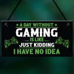 Gaming Bedroom Door Sign Funny Gamer Gifts For Christmas