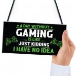 Gaming Bedroom Door Sign Funny Gamer Gifts For Christmas