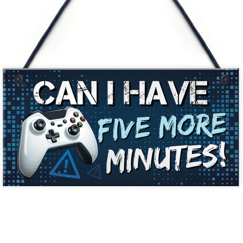 Gaming Sign Funny Gamer Gift For Christmas Games Room Gift