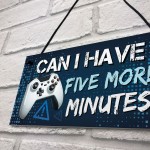 Gaming Sign Funny Gamer Gift For Christmas Games Room Gift