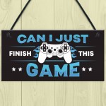 Gaming Sign For Boys Bedroom Games Room Gamer Son Brother