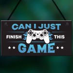 Gaming Sign For Boys Bedroom Games Room Gamer Son Brother