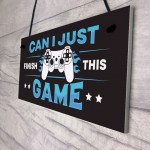 Gaming Sign For Boys Bedroom Games Room Gamer Son Brother