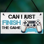 Gaming Sign For Games Room Boys Bedroom Novelty Gamer Gifts